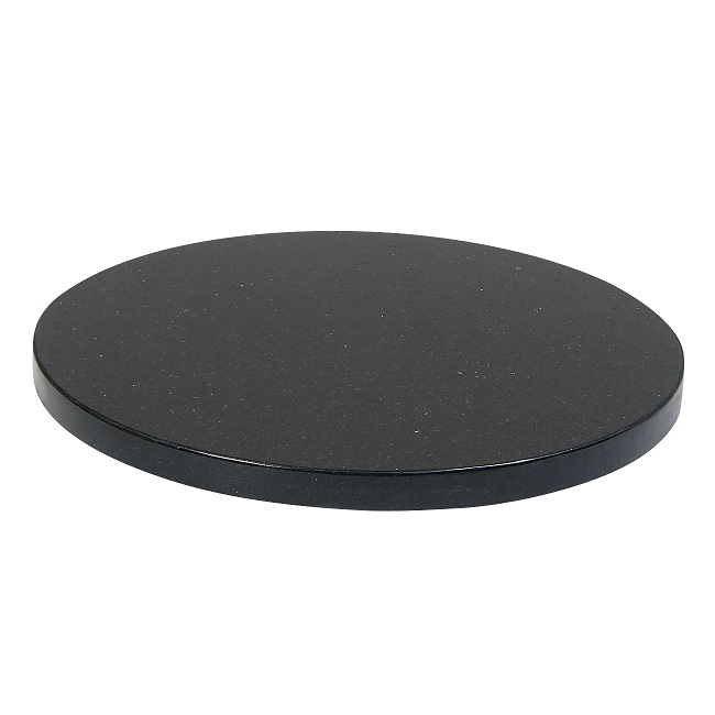 24 Round Black Granite Table Tops Indoor Outdoor Restaurant Furniture A1 - 24 Round Granite Table Top