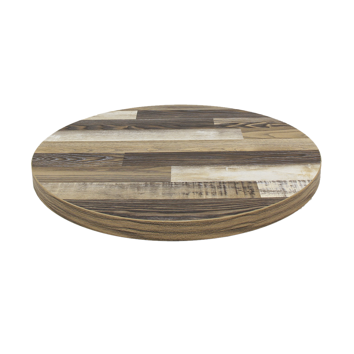 24 Round Laminate Paneling Table Top, 1 1/2'' Thick Restaurant