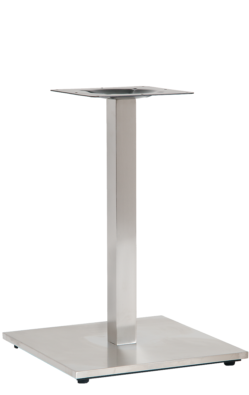 20''X20'' Stainless Steel Table Bases, w/. Glides Restaurant