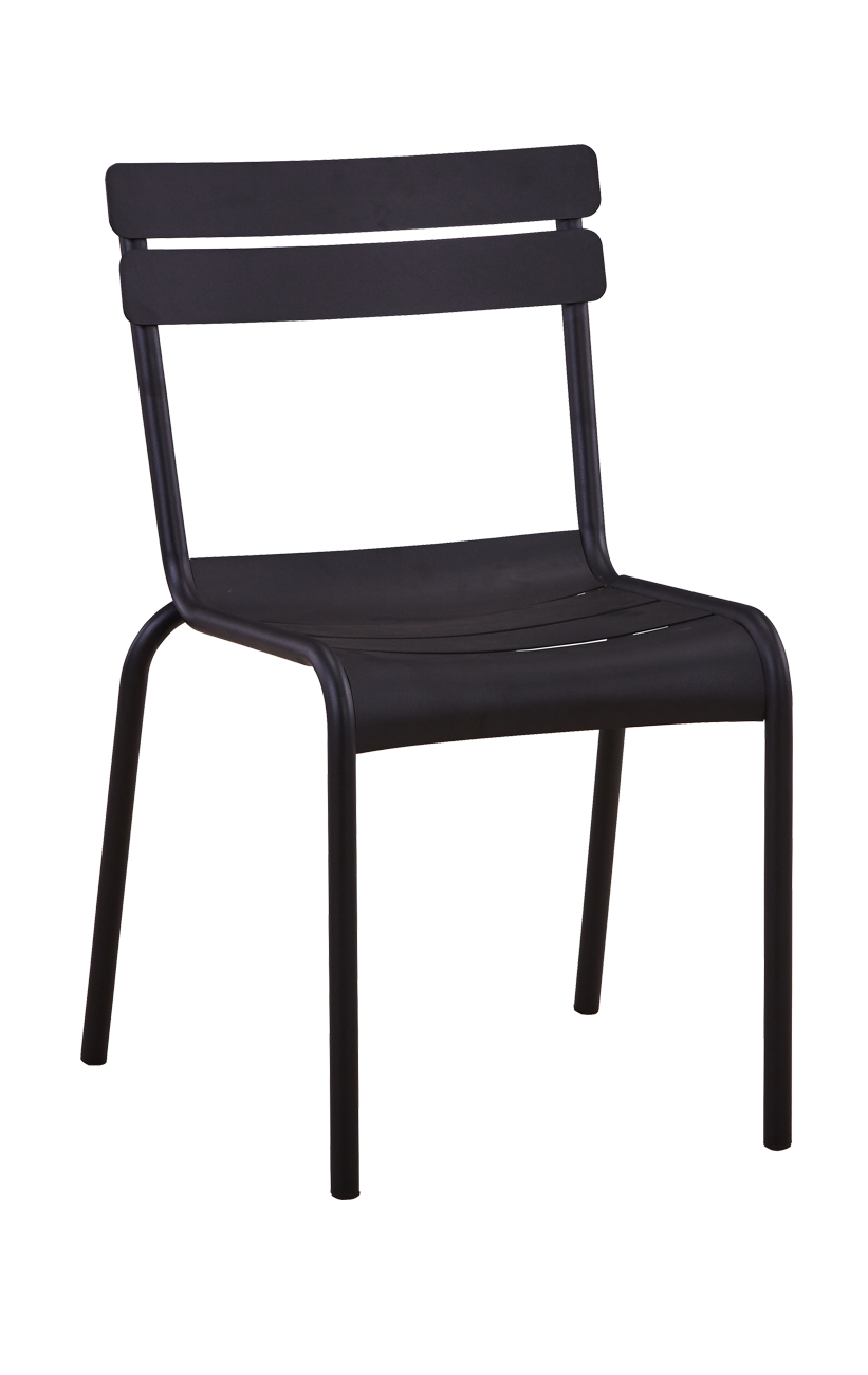 Black Metal Outdoor Chair Restaurant Furniture, A1 Restaurant Furniture