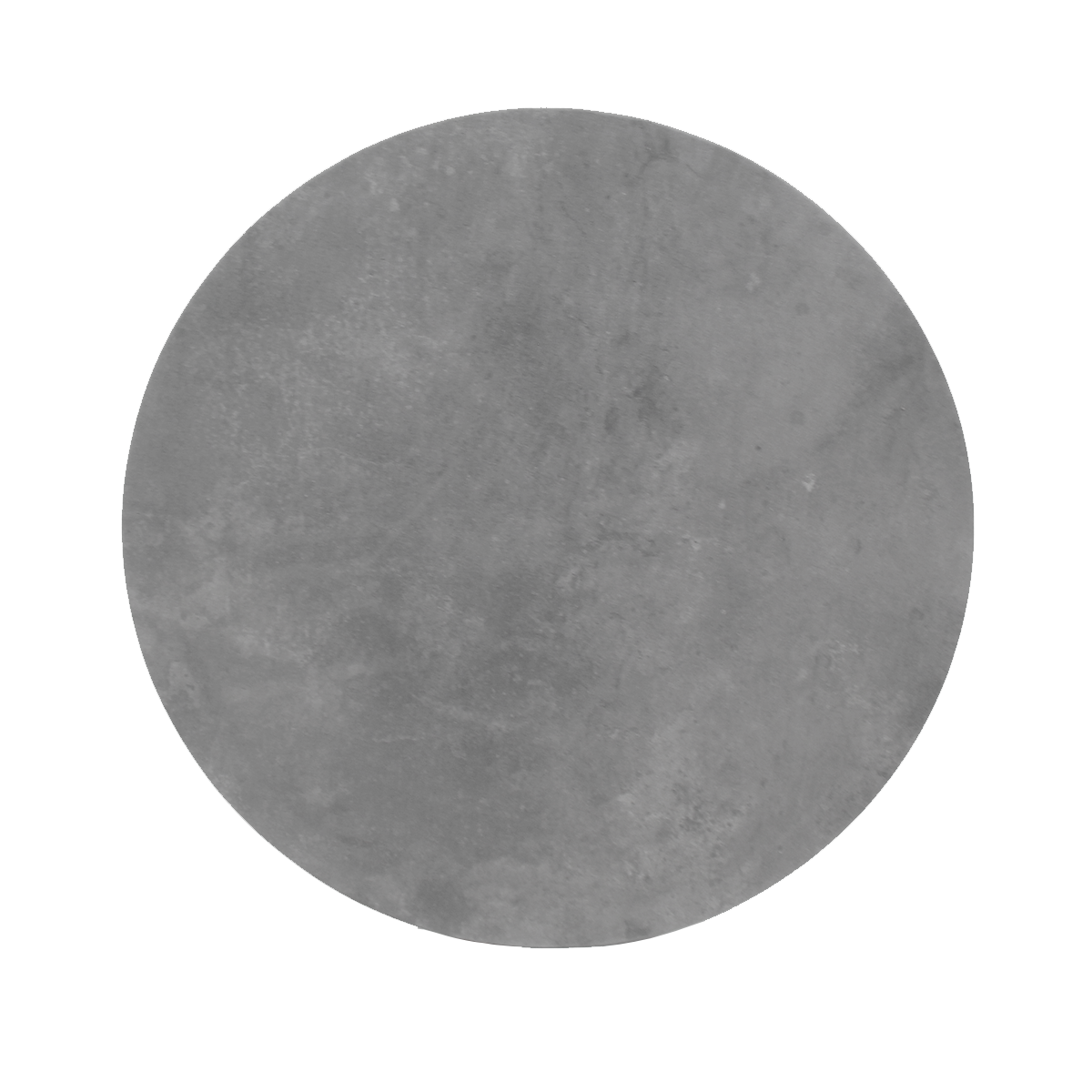 48 Round Resin Table Top, Cement Color Restaurant Furniture, A1