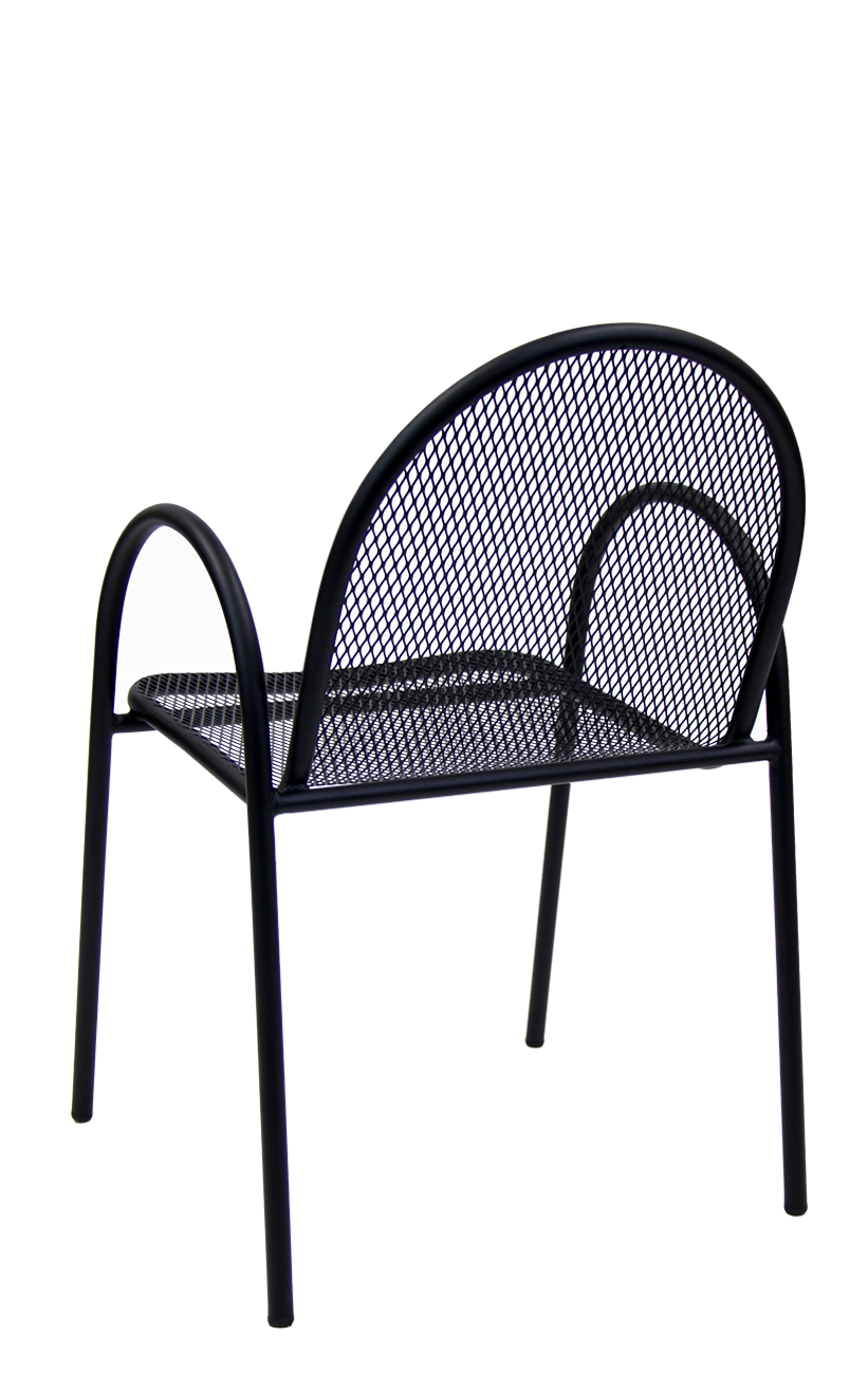 Outdoor Mesh Black Metal Armchair : Restaurant Furniture, A1 Restaurant Furniture