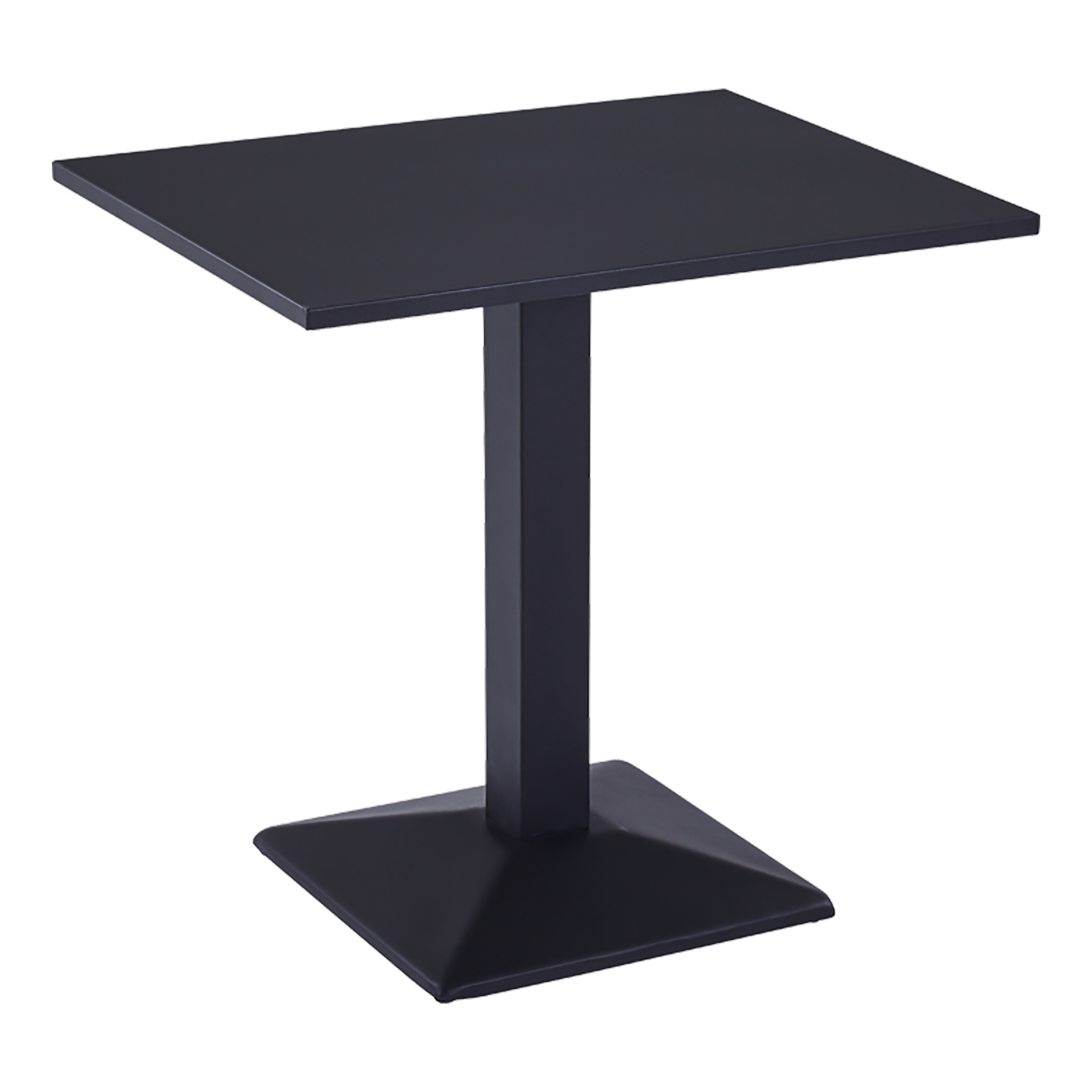 24 x 30 Outdoor Metal Table with Square Base Restaurant Furniture, A1