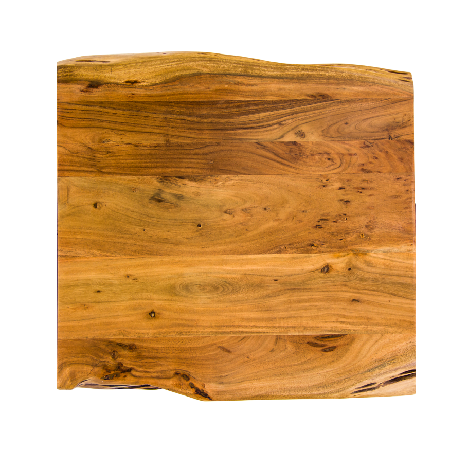 36 x 36 Acacia Wood Table Top, 21/8 Thick Restaurant Furniture, A1