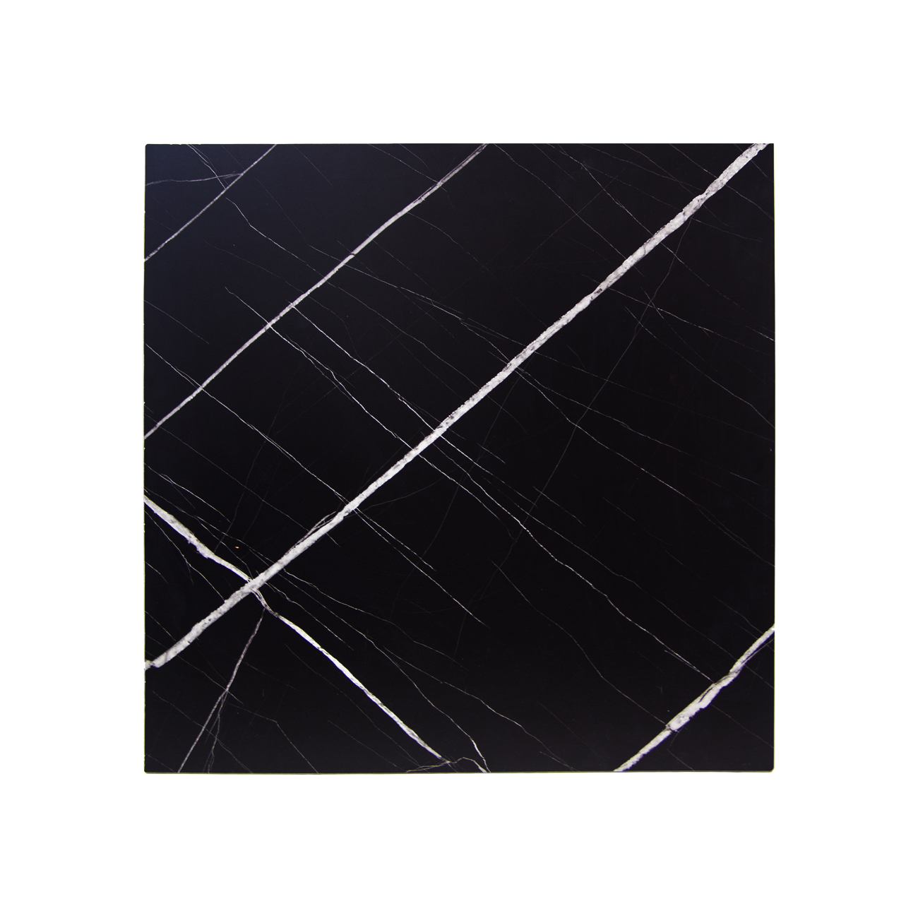 24 x 24 High Pressure Laminate Table Top with Aluminum Base