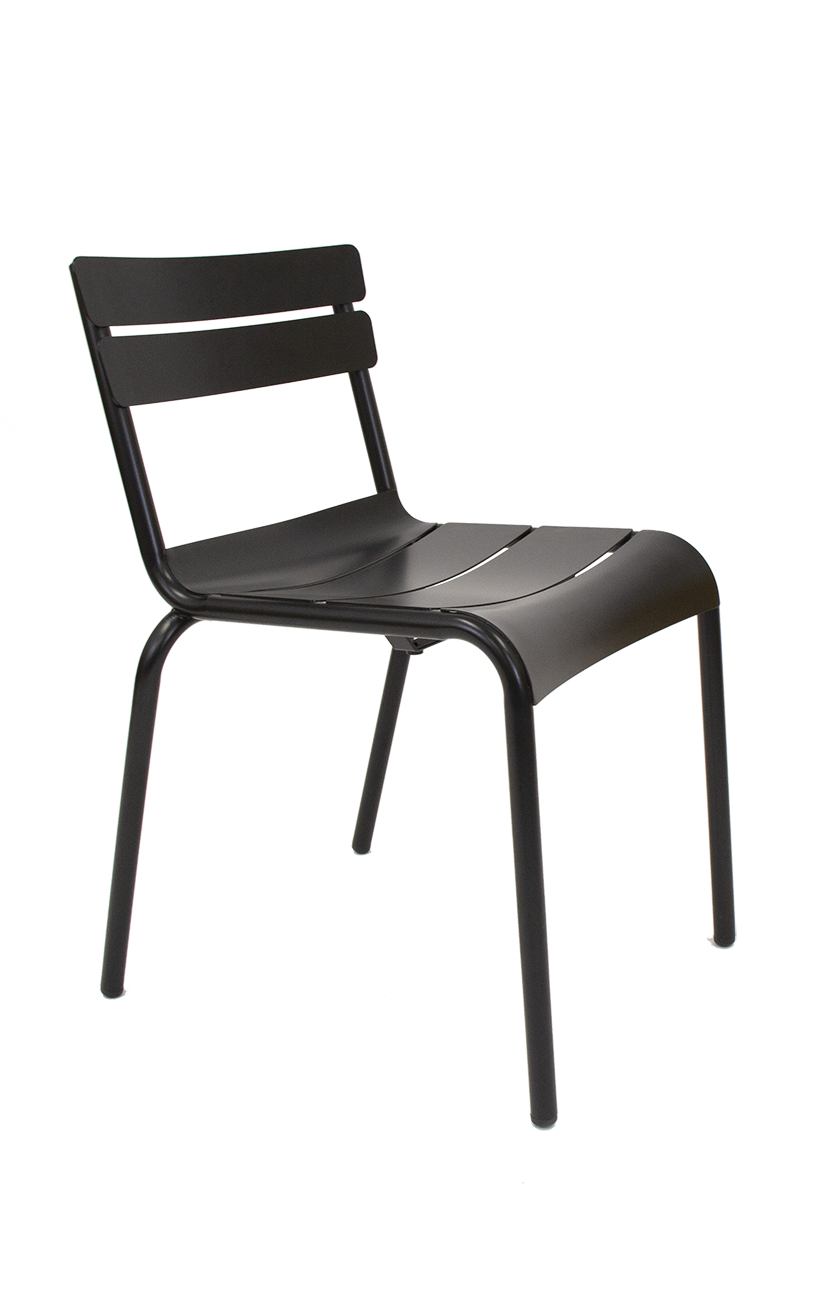 Black Metal Outdoor Chair Restaurant Furniture, A1 Restaurant Furniture