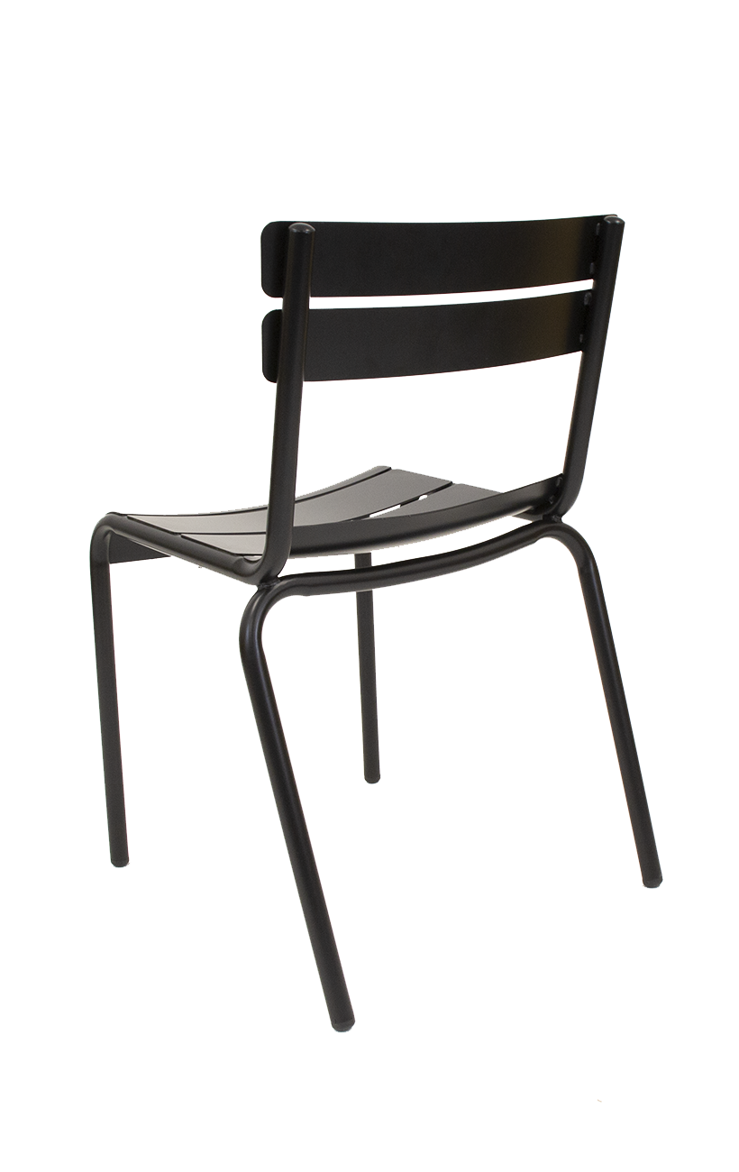 Black Metal Outdoor Chair Restaurant Furniture, A1 Restaurant Furniture