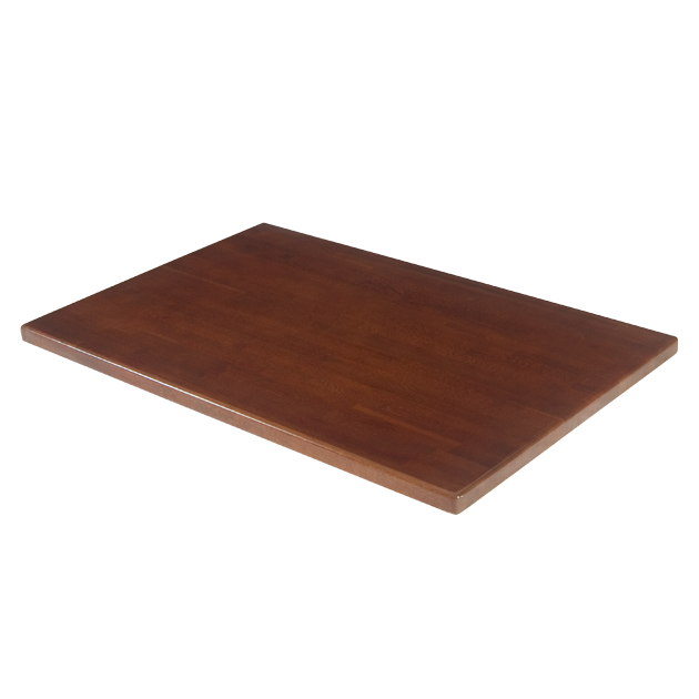 30''X45'' Solid Oak Wood Table Tops, Dark Mahogany (Oak Wood Table Tops