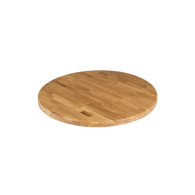 36'' Round Solid Oak Wood Table Tops, Natural (Oak Wood Table Tops