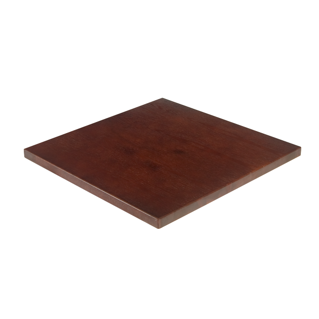 NEW 30"X30" Wooden Veneer Restaurant Table top in Dark Mahogany Eased Edge 