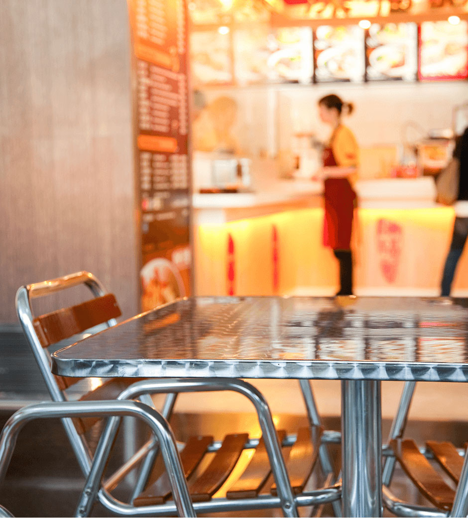 Fast food restaurant furniture