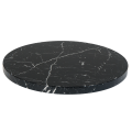 30'' Round Indoor Black Artificial Granite Table Tops