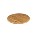 24'' Round Solid Oak Wooden Table Top, Natural