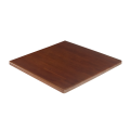 24''X24'' Solid Oak Wooden Table Top, Dark Mahogany