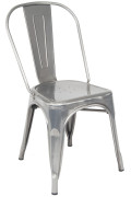 Clear Coat Tolix Style Metal Chair