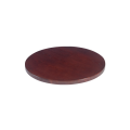 36'' Round Veneer Table Top, Dark Mahogany