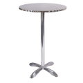 Aluminum Patio Table w/ Size 27.5’’Round, bar height