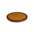 36'' Round Resin Table Top, Cherry & Dark Mahogany